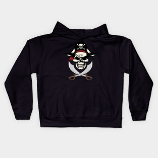 Pirate Shirt Kids or Adults Swords and Skull Kids Hoodie